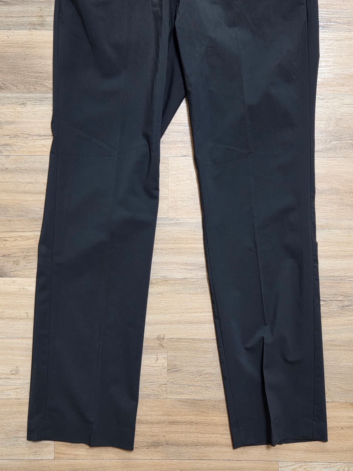 무신사스탠다드 블랙 슬랙스 세미와이드핏 30 상품이미지4