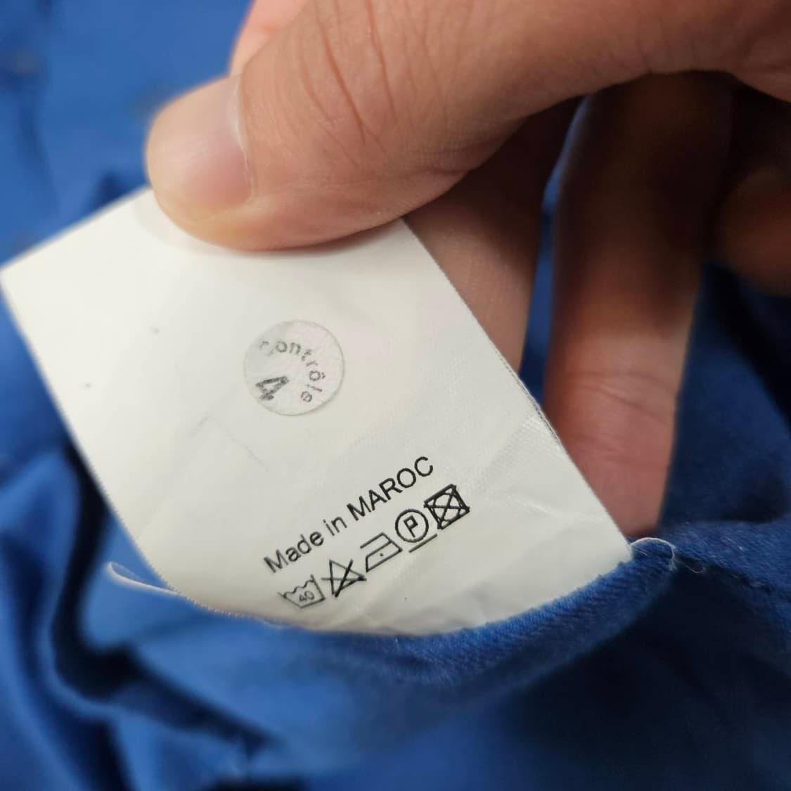 겐조(KENZO) 버진울 코튼 혼방 시그니쳐 로고 버튼다운 셔츠 상품이미지8