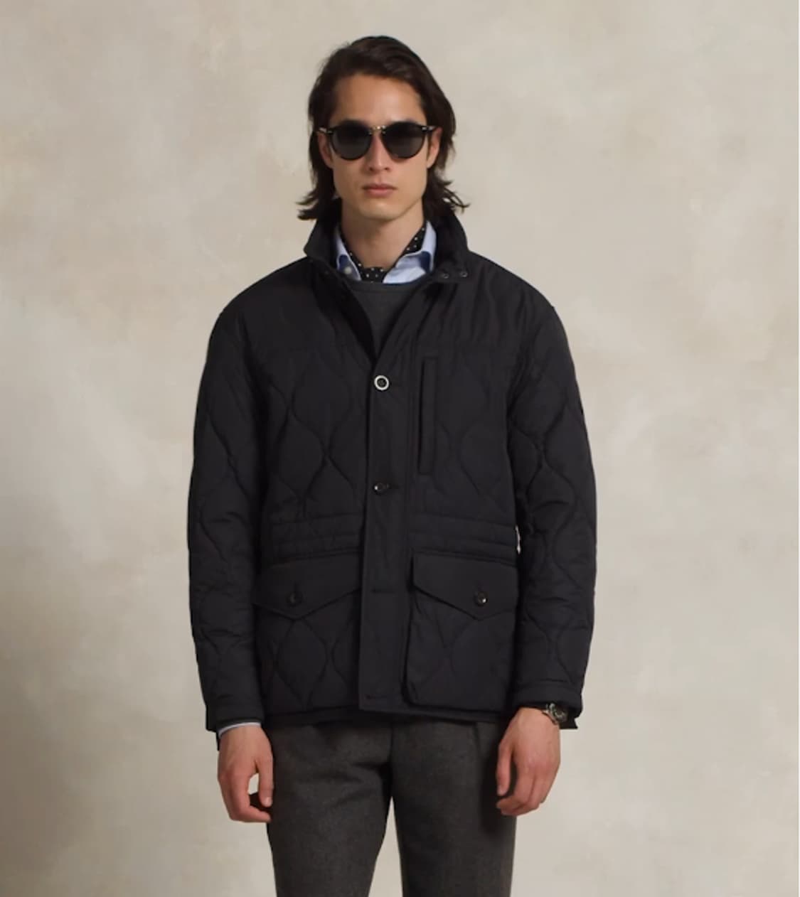 폴로 Eastham 퀼팅 후드 사파리 자켓 상품이미지1