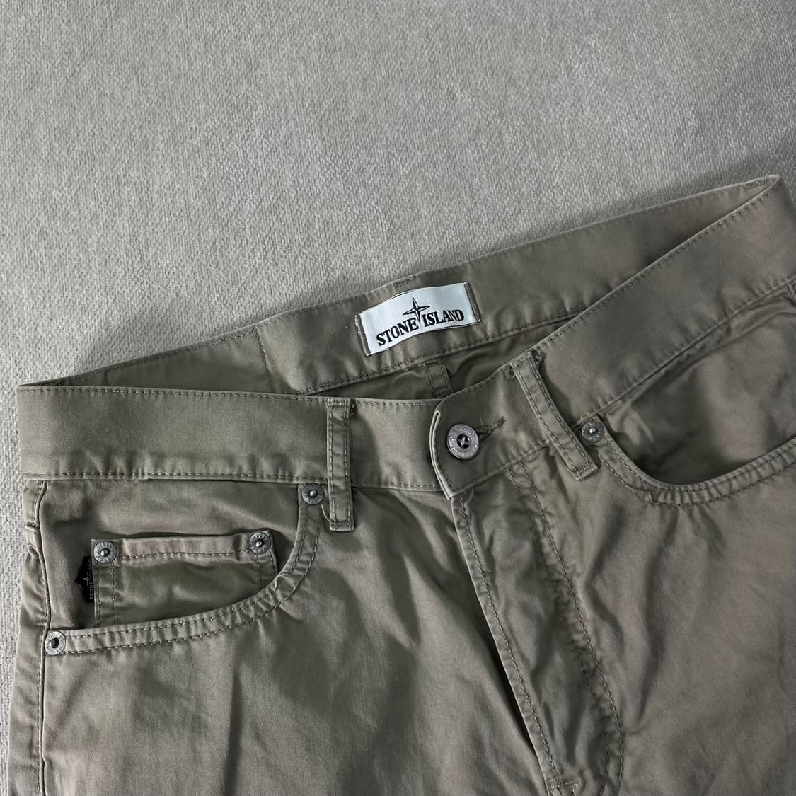 27 스톤아일랜드 백화점텍 코튼 와펜 팬츠 상품이미지3