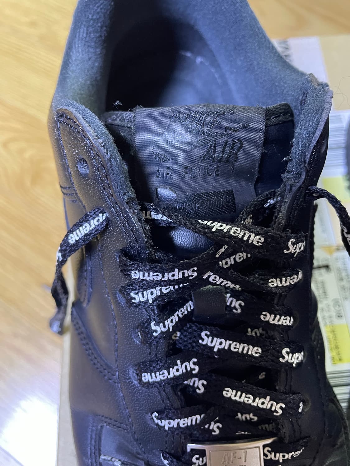 에어포스 슈프림 블랙 270 상품이미지3