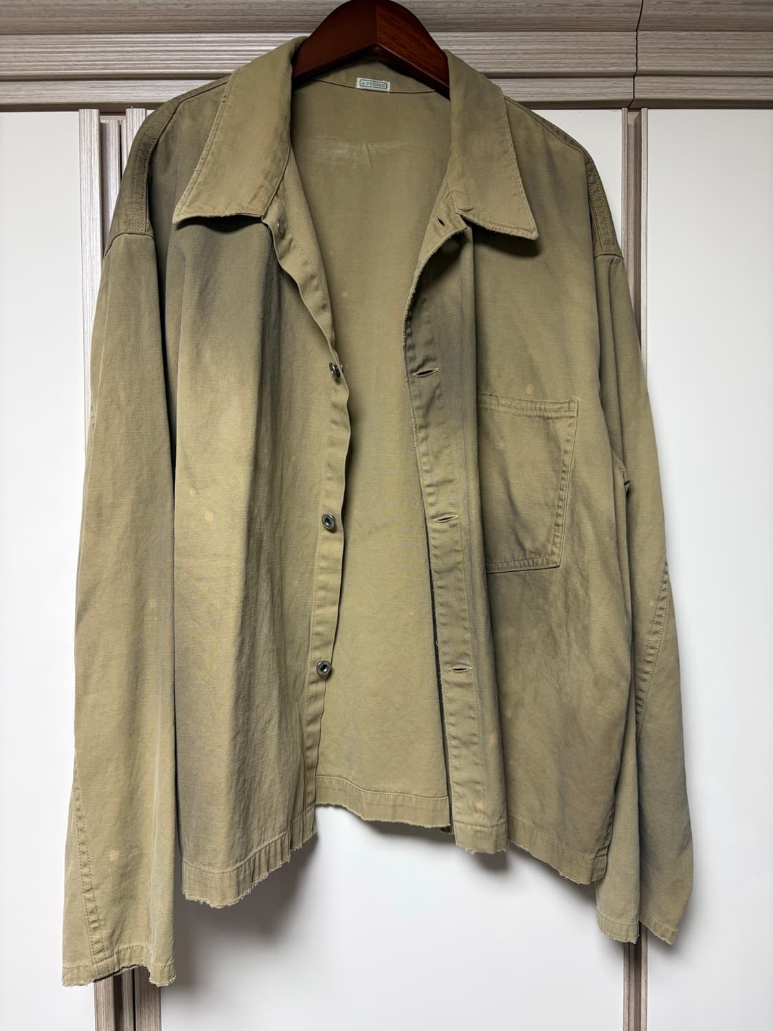 [2] A.presse 아프레쎄 비오탑 25ss 치노 커버올 상품이미지1