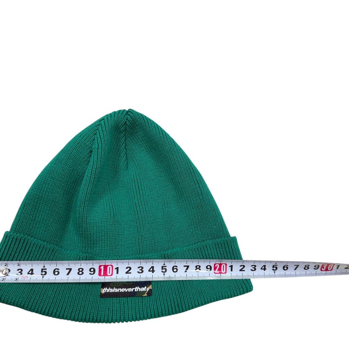 디스이즈네버댓 아크릴 면 비니 모자 그린 상품이미지6