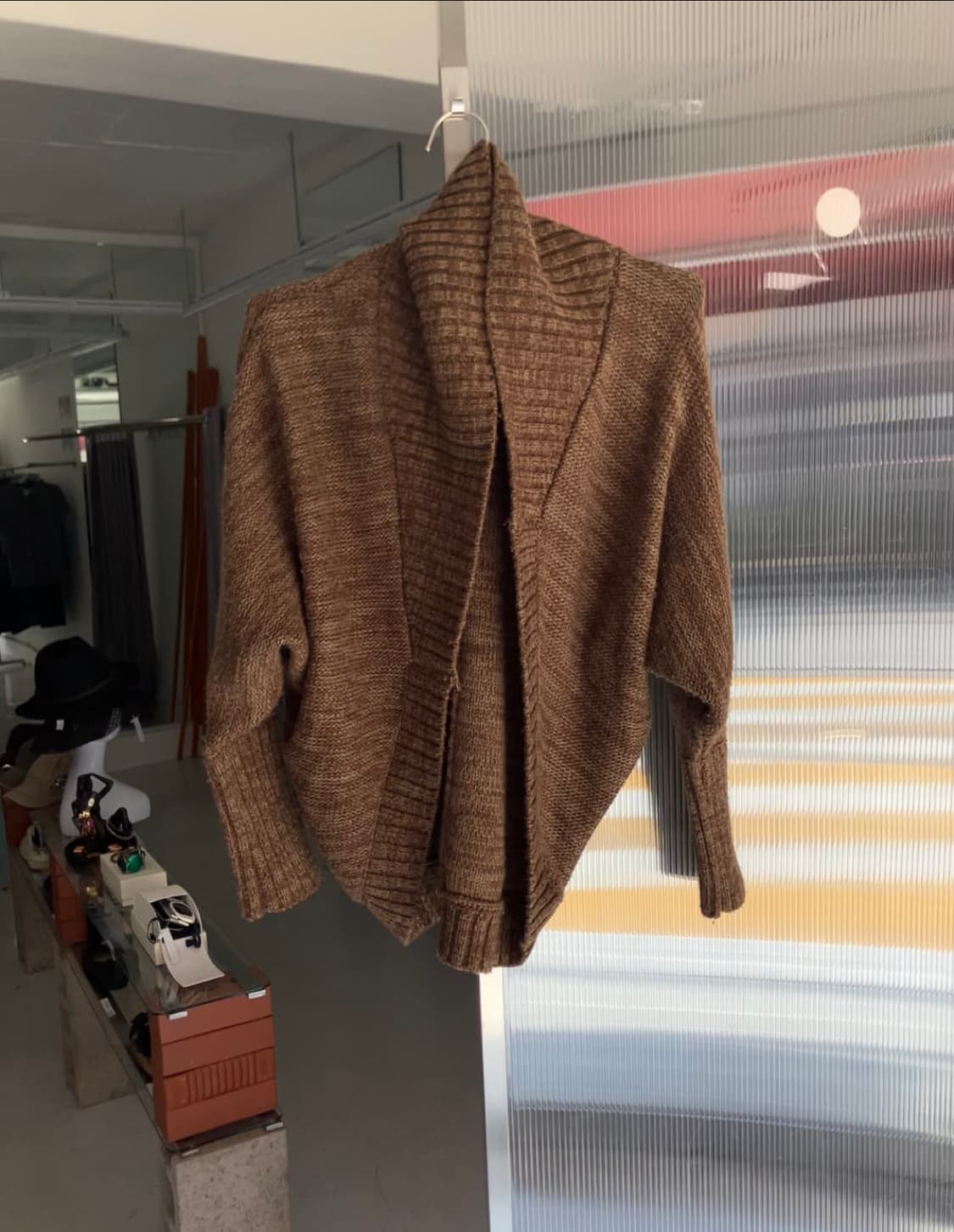 숏카라 울 가디건 상품이미지1