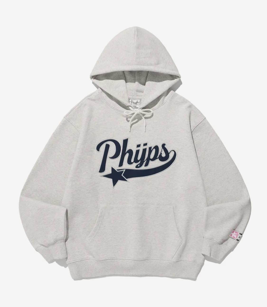 피지컬 디파트먼트 아플리케 스타테일 후드_오트밀 상품이미지1