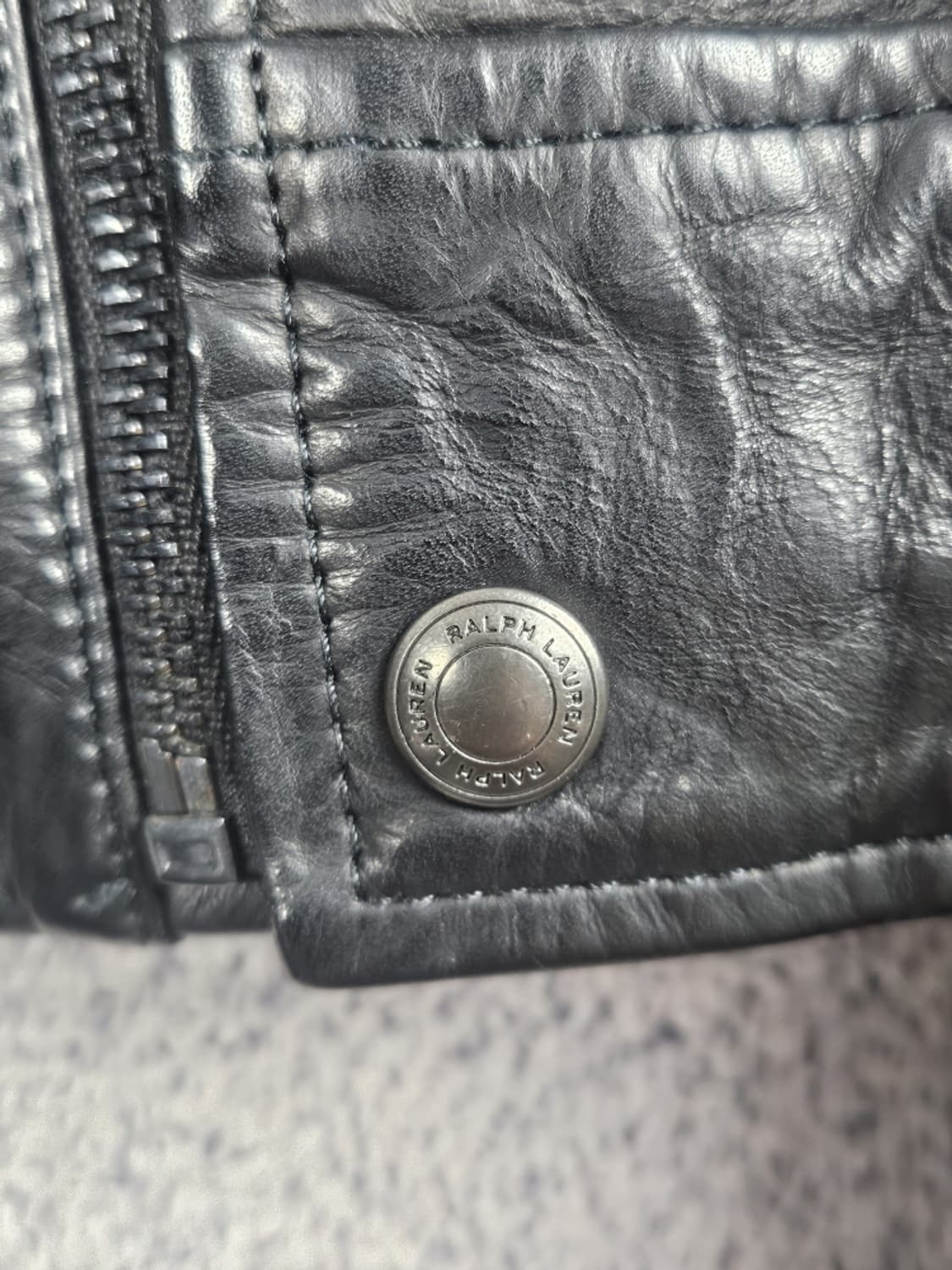 폴로랄프로렌 송아지가죽 모터라이딩 자켓 ( S ) / 10482 상품이미지6