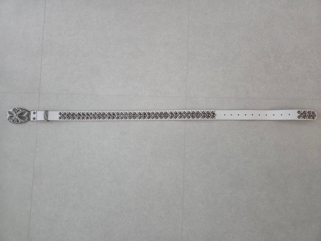 Dnd4des Studded belt white 상품이미지3