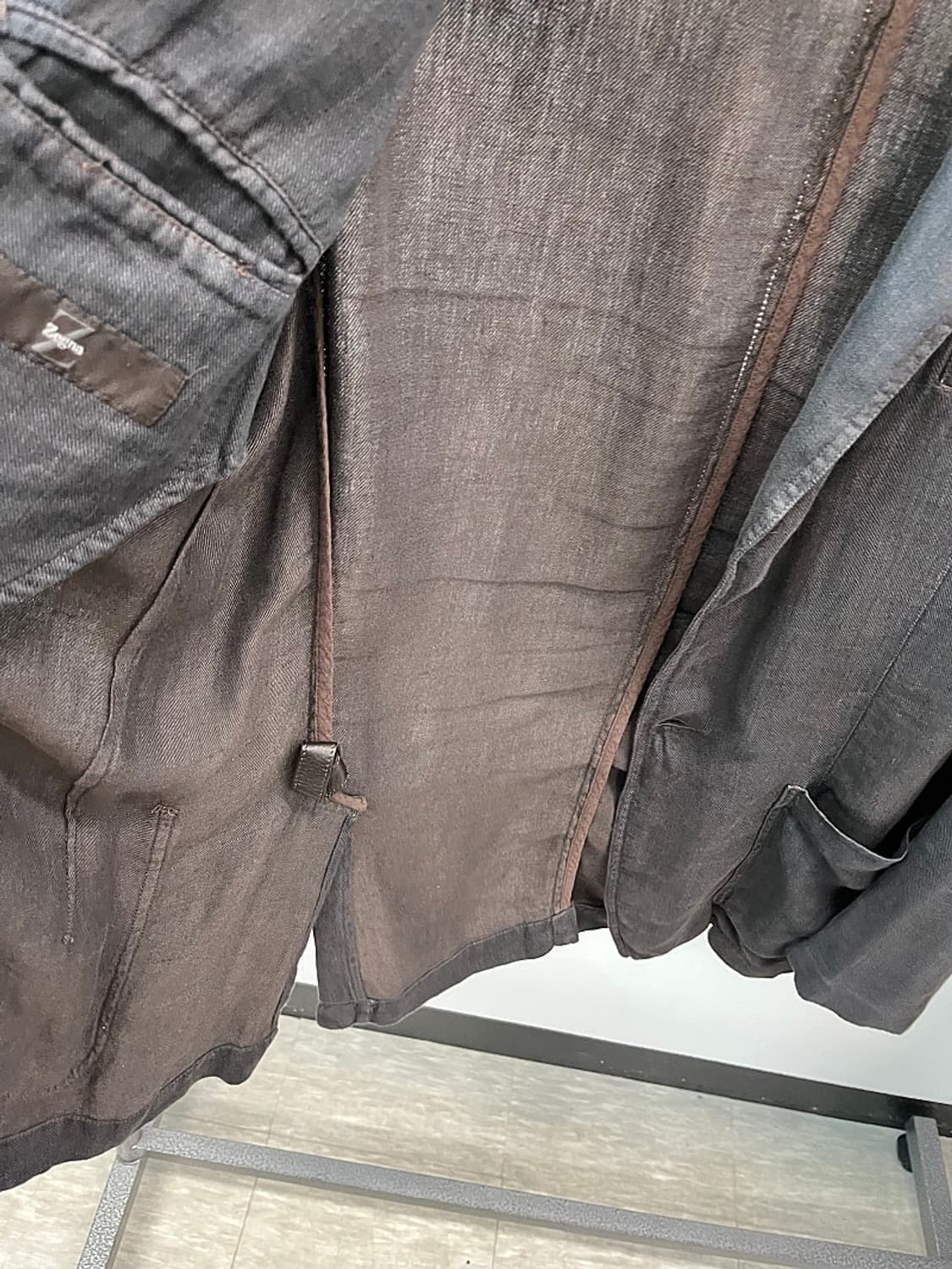 105) 제냐 더티브라운 린넨자켓  상품이미지6