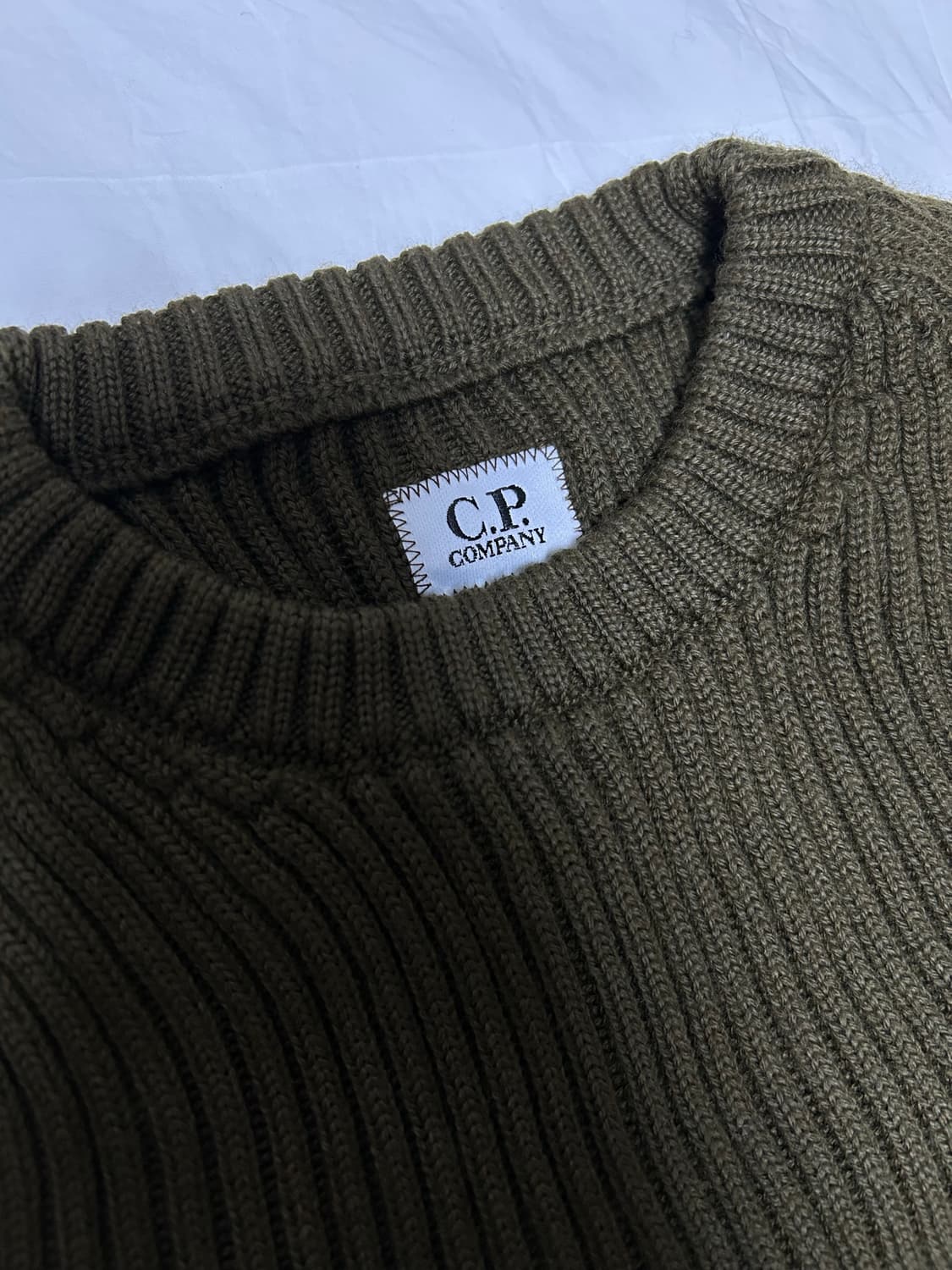 CP Company 메리노울 골지 니트 52(105) 판매합니다. 상품이미지2