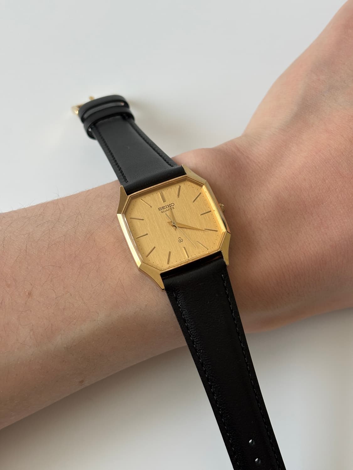 세이코 1980년대 Chariot 골드 탱크 쿼츠 남성 상품이미지6