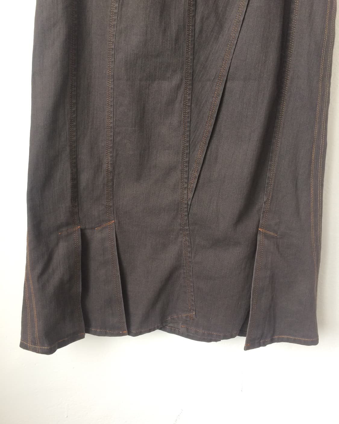 Line detail point long skirt 상품이미지2