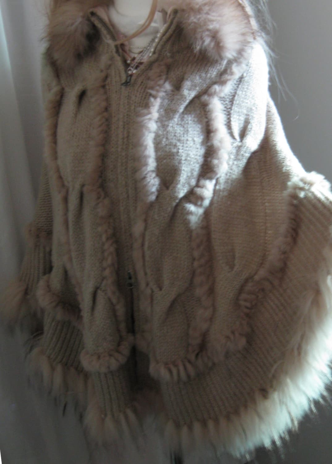 빈티지 리얼 퍼 케이프  상품이미지7