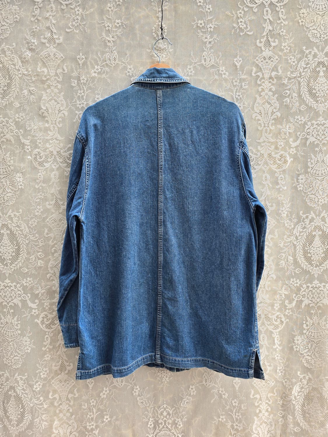90s DKNY 데님 커버올 상품이미지7