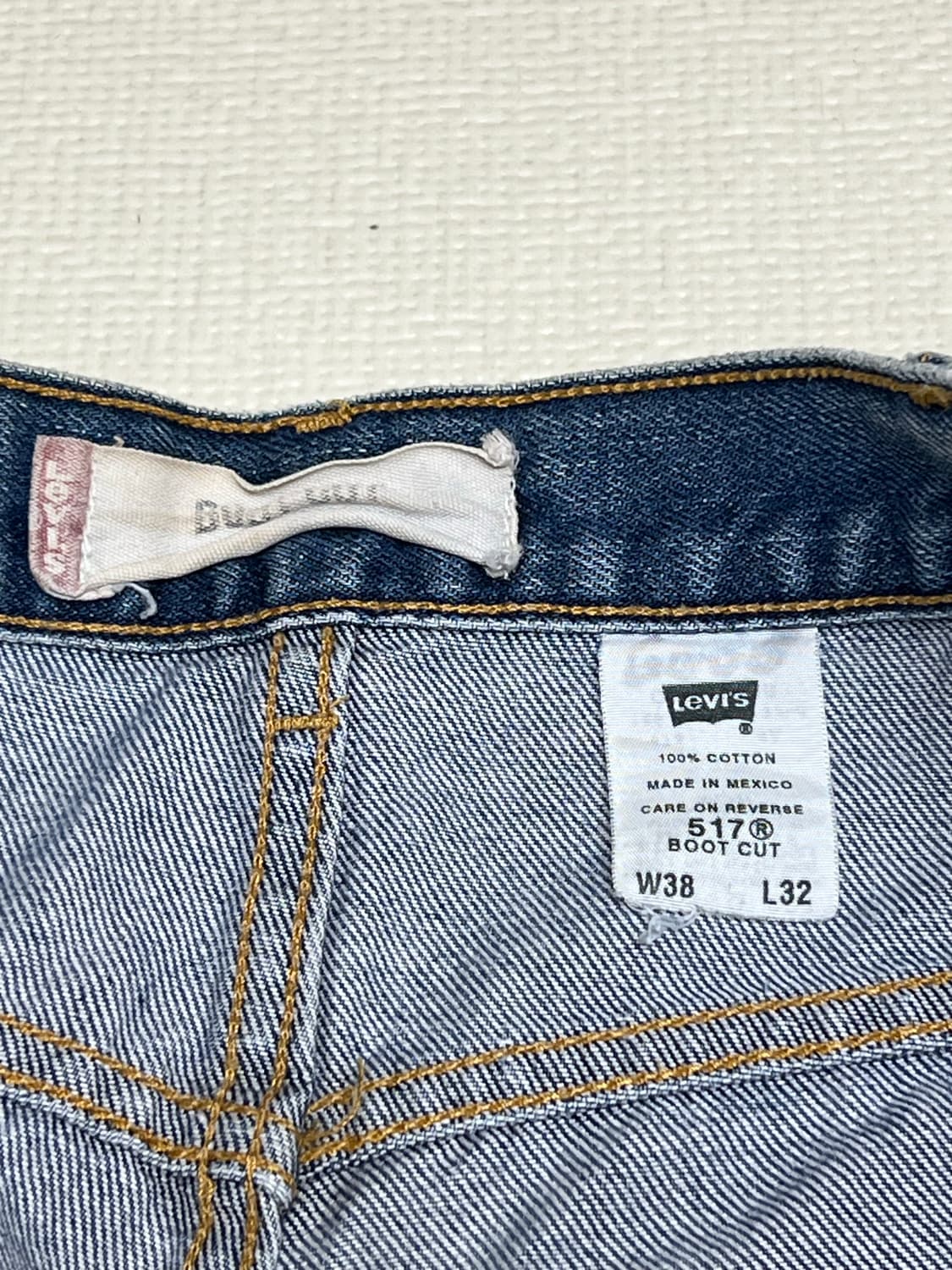 00sㅇ리바이스517 부츠컷 데님 38x32 상품이미지4