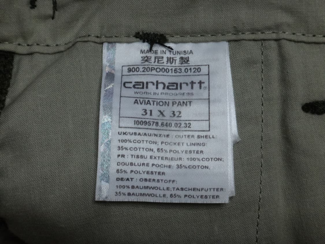 (31인치) Carhartt WIP AVIATION PANT 남성 카모 상품이미지9