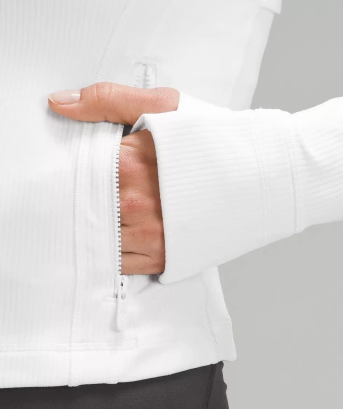 룰루레몬 리브드 디파인크롭자켓 알로요가 스킴스  상품이미지2