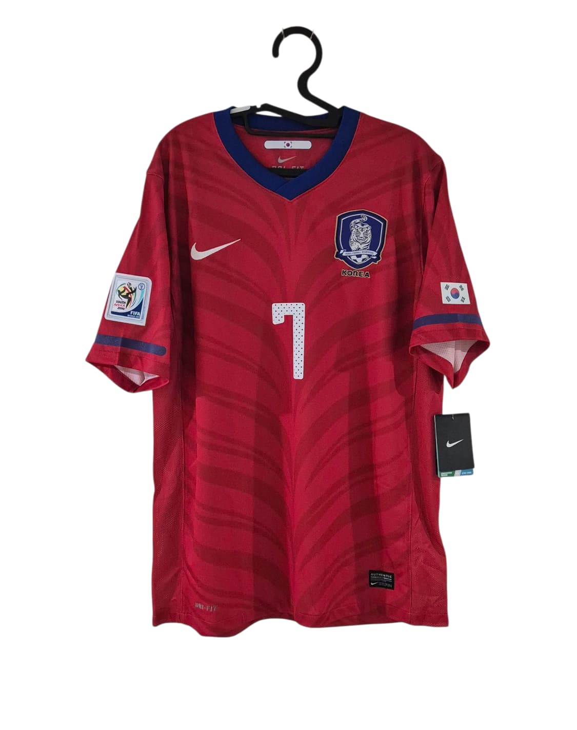 [L]2010월드컵 대한민국 국대 박지성 나이키 축구유니폼 상품이미지1