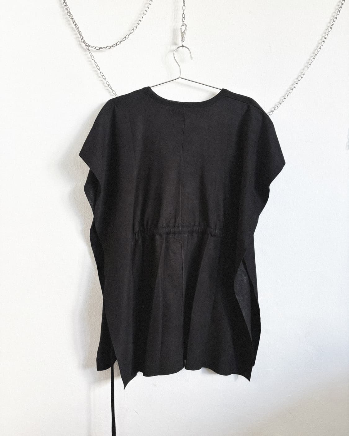 new* 아이작 셀럼 드레이프 레이어드 램스킨 튜닉 상품이미지5