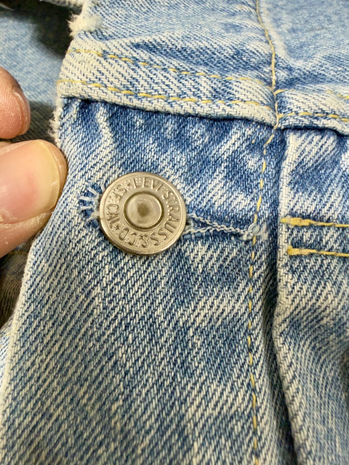 리바이스 70501-0114 데님 자켓 1세대 80s 상품이미지4