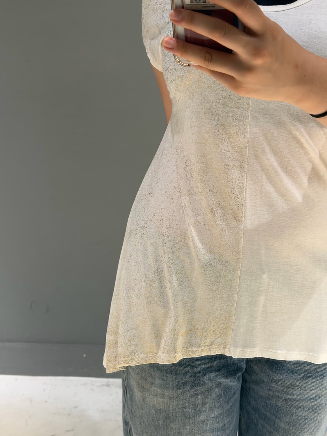 Calvin Klein archive half panel tee 상품이미지4