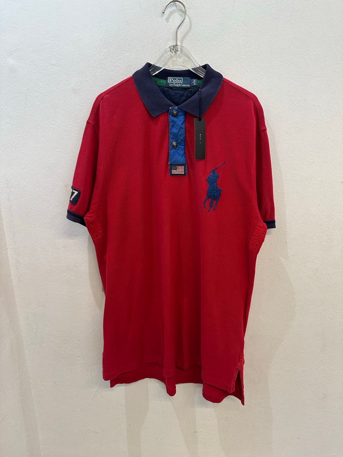 Polo collar red 상품이미지1