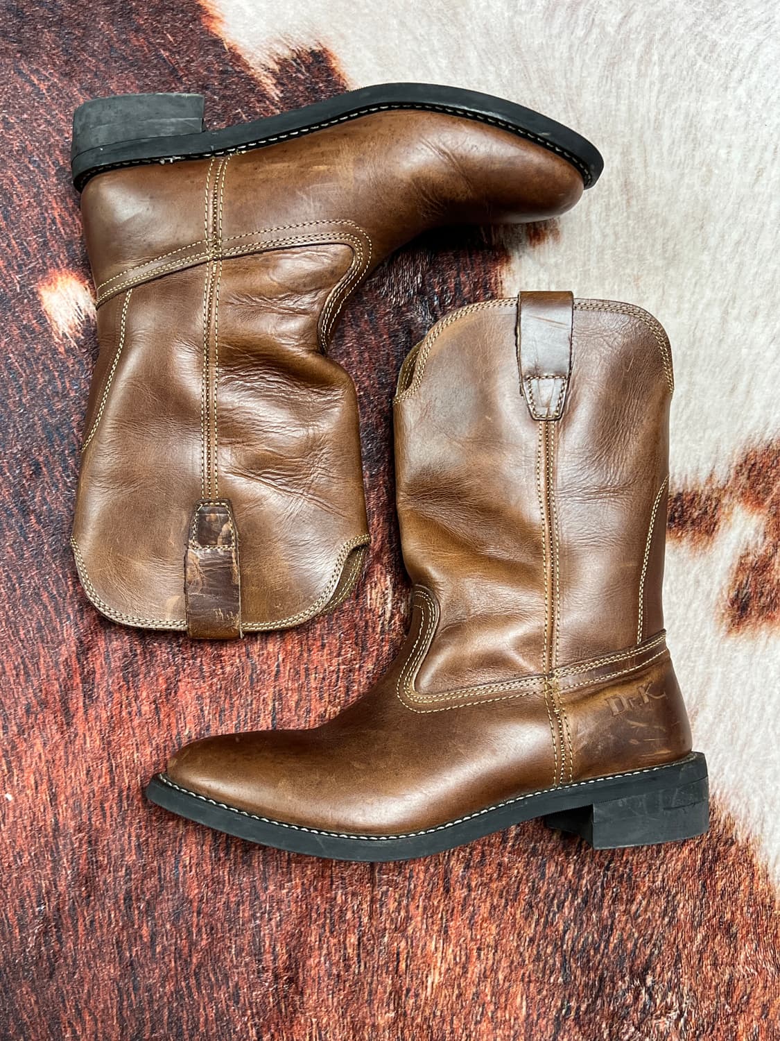 [270] Dr.k 빈티지 웨스턴 부츠 브라운 상품이미지1