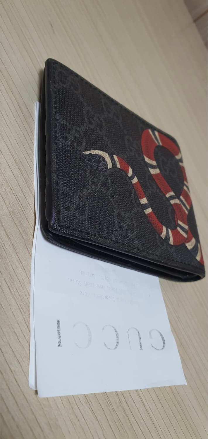 구찌 스네이크 지갑/반지갑 정품S급(영수증O) 상품이미지6