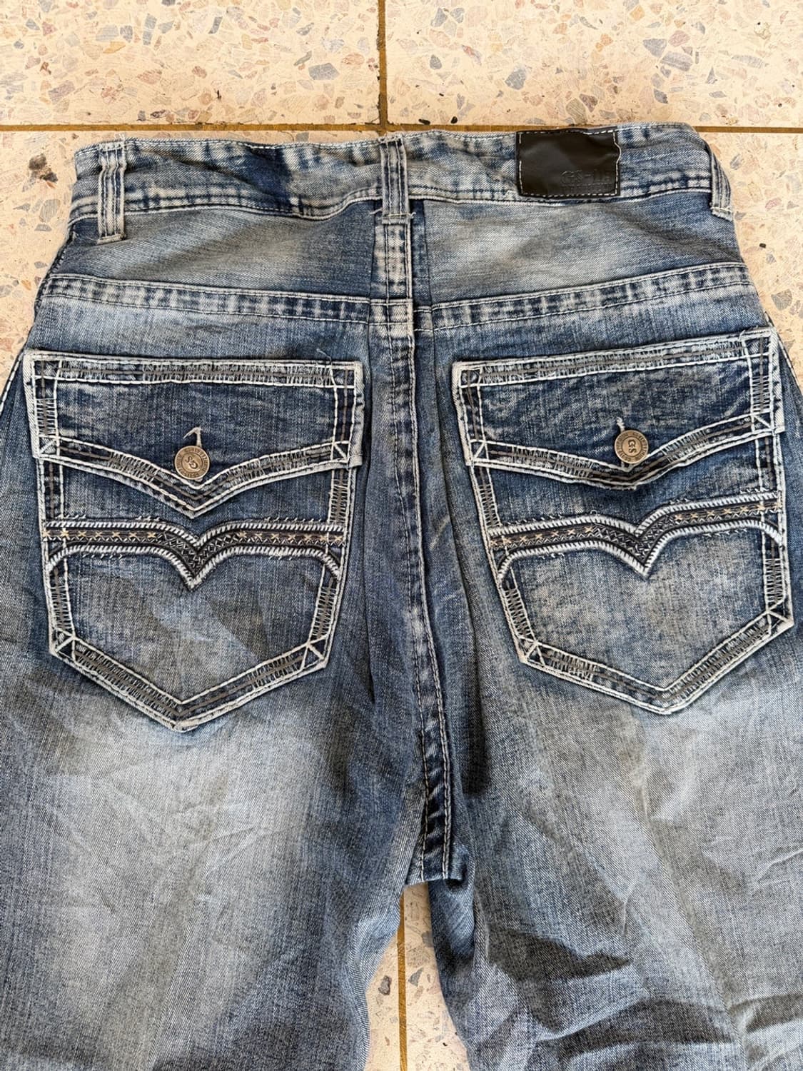 빈티지 자수 힙합팬츠 상품이미지4