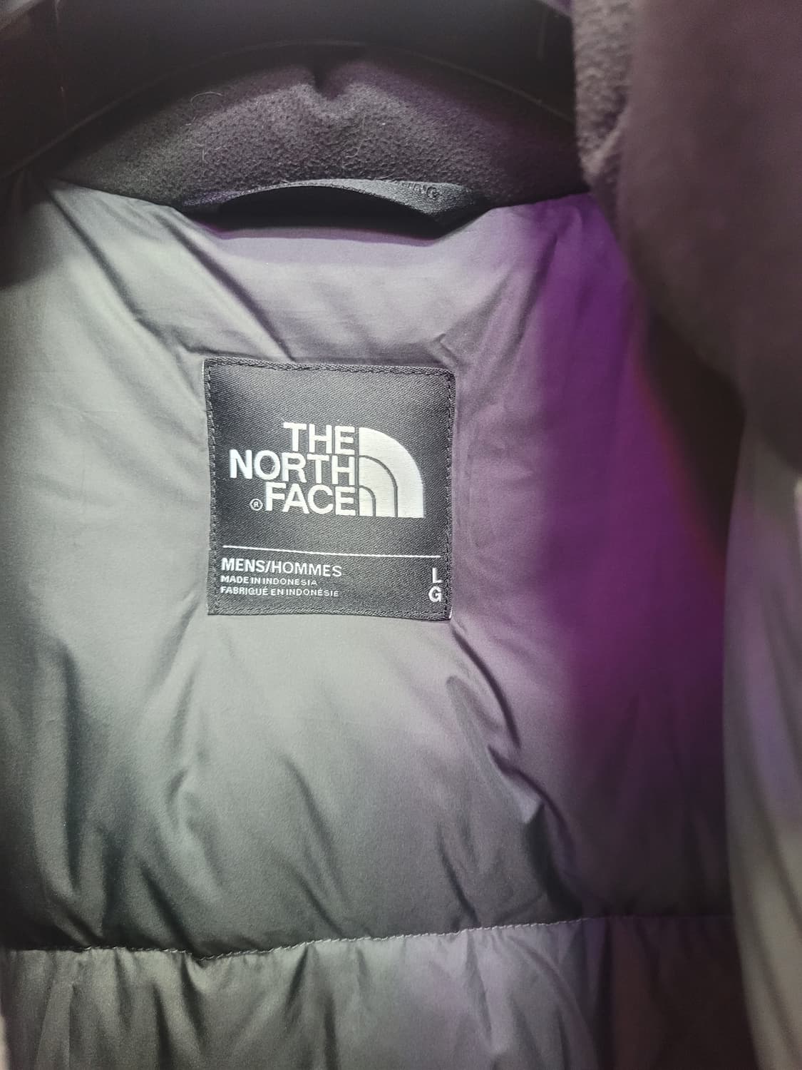 노스페이스 NSJ1DG52 후드 거위털 패딩 그레이 (후드 분리형) 상품이미지4