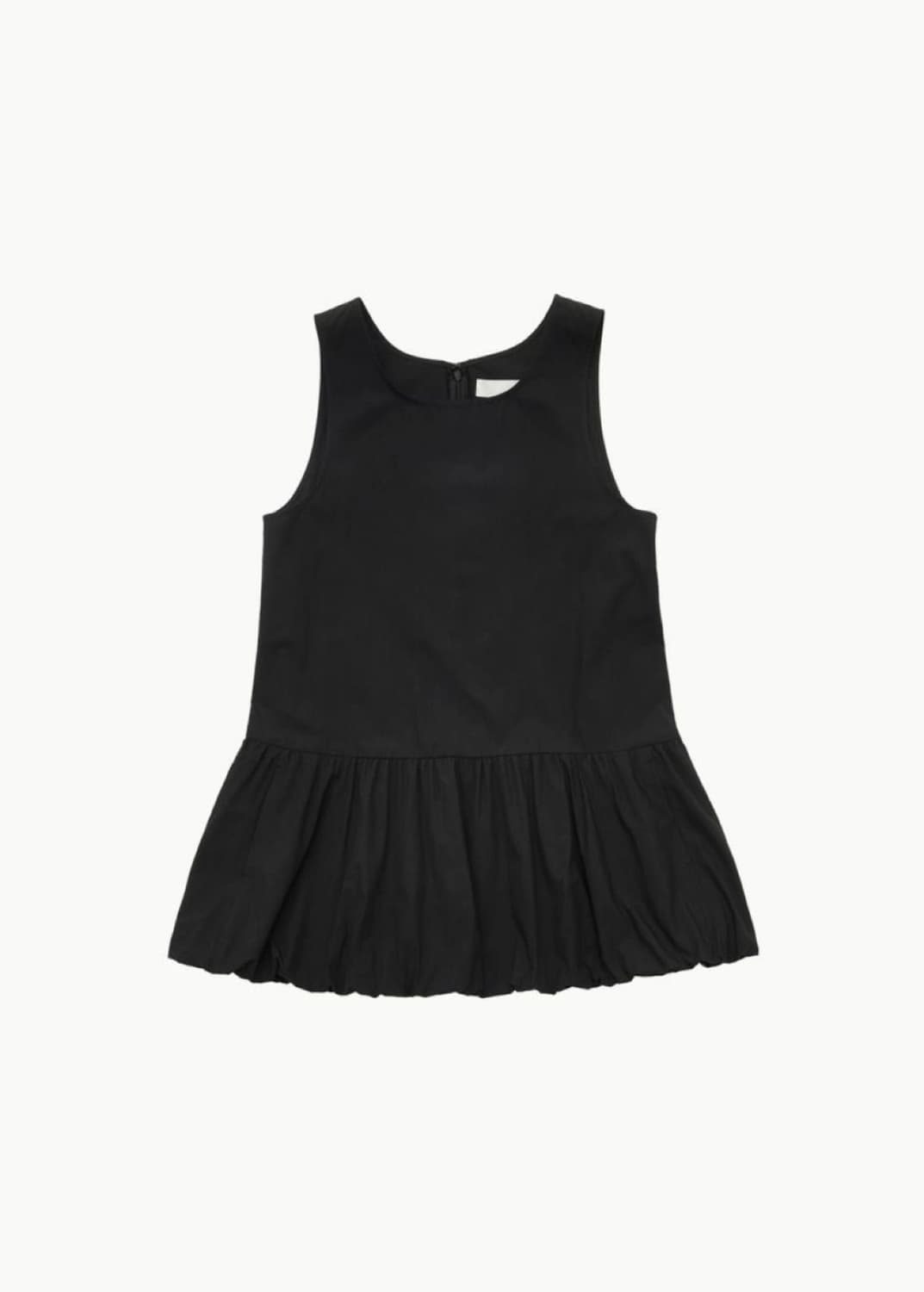 아모멘토 볼륨 미니 드레스 블랙 상품이미지3