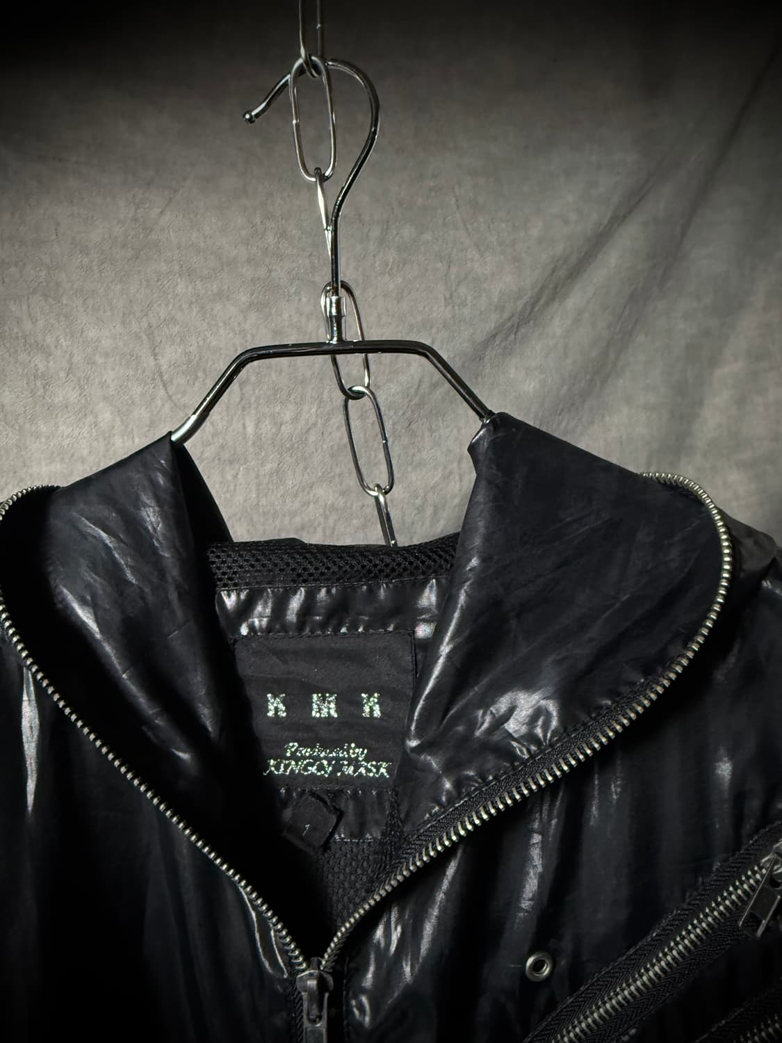 KMK Glossy Hooded Windbreaker  상품이미지6