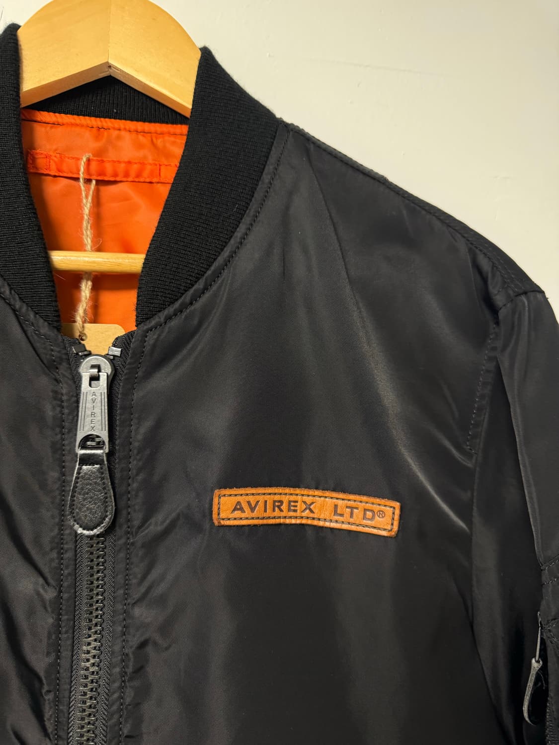 AVIREX 아비렉스 MA1 미군 항공점퍼 플라이트 봄버 자켓 M 상품이미지2