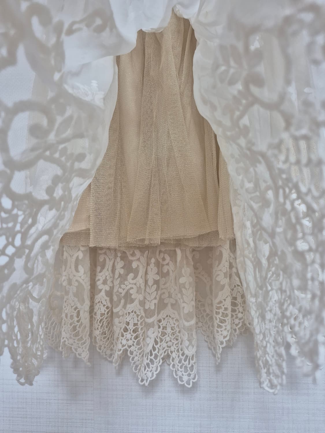 Japanese vintage 히메갸루 샘플 자수레이스 스커트 상품이미지2