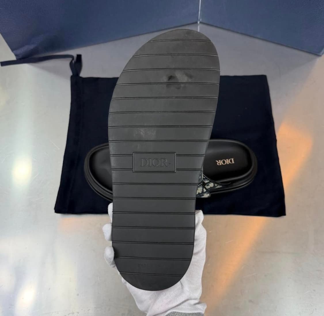 디올 오블리크 아쿠아 스트랩 샌들 슬리퍼 상품이미지3