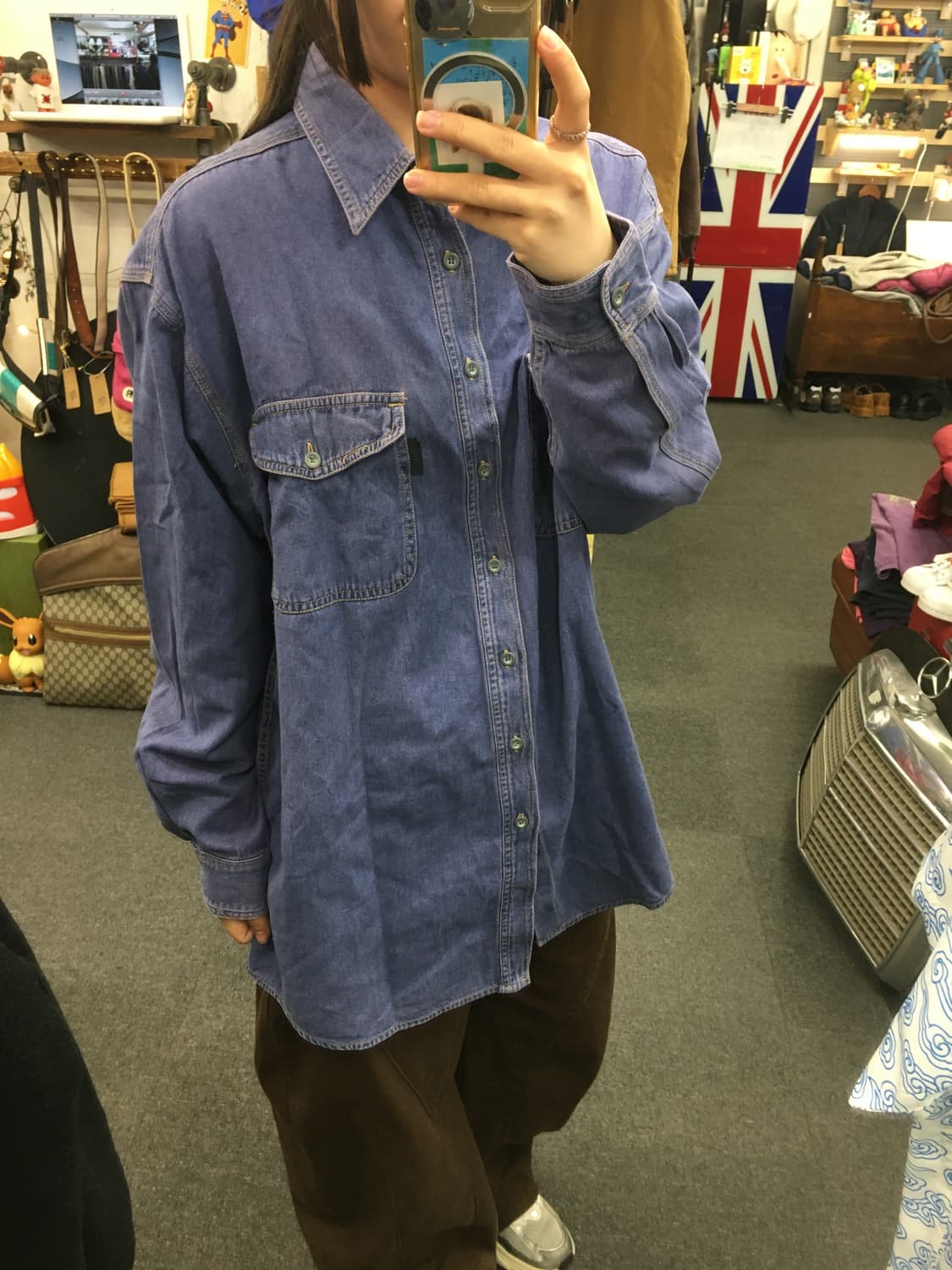 맥바트로스 (JPN) 데님 워크 셔츠 상품이미지1