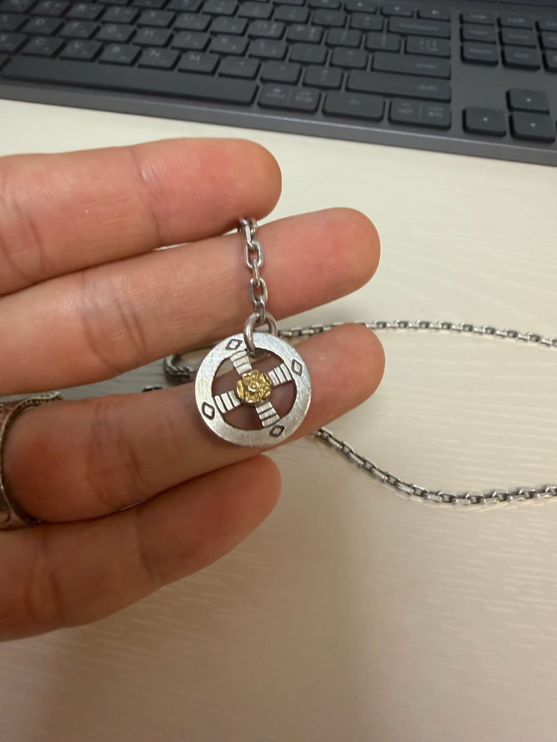 타디킹 18k플라워 체인 50cm 상품이미지3