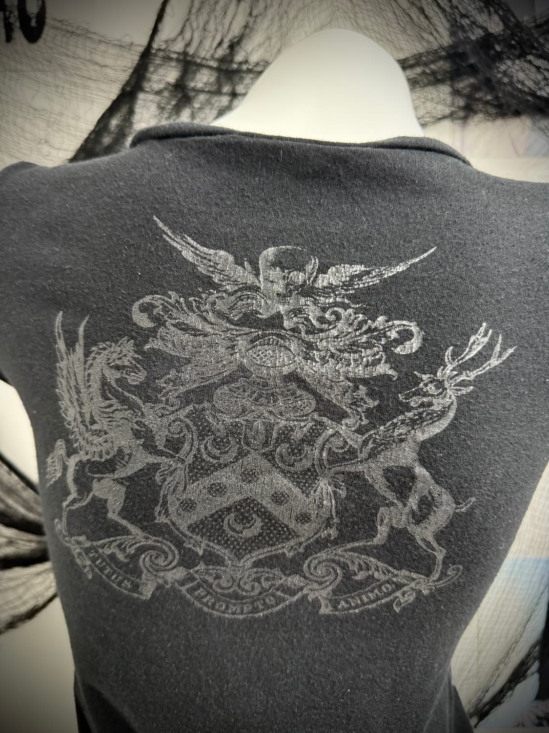 Skull printing punk halfsleeve 상품이미지4