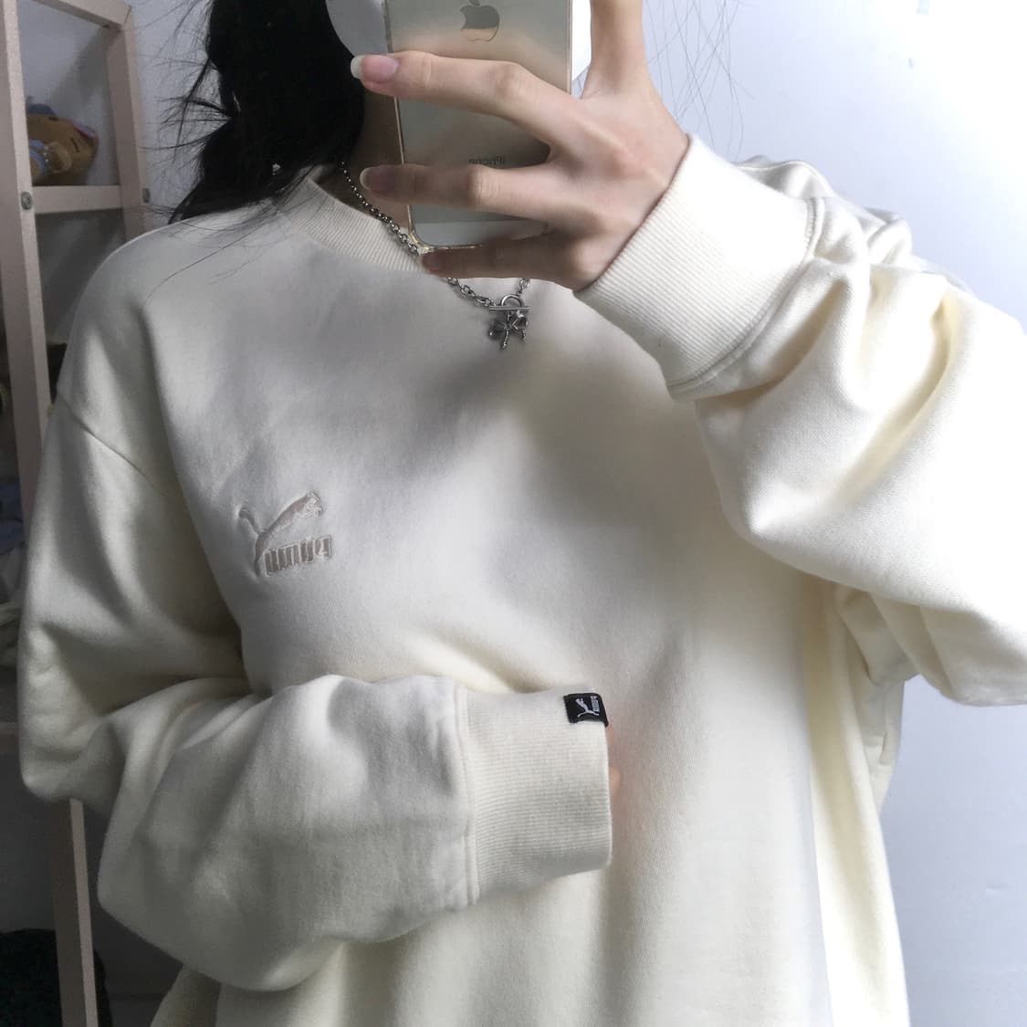 퓨마 생크림맛 아방 맨투맨 상품이미지3