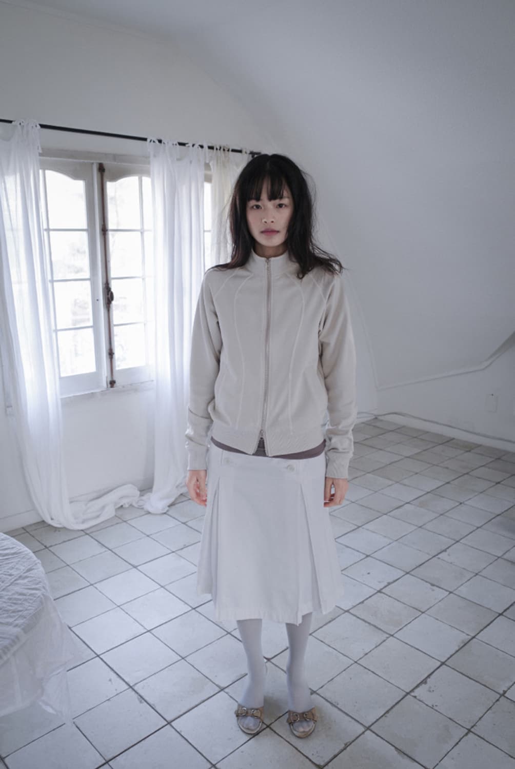 산코파퓨엘라 스티치 하이넥 집업 상품이미지3