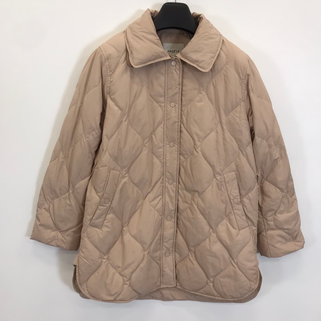 헤지스 퀼팅 웨이브퀼팅 구스다운패딩 [여성95 상품이미지1