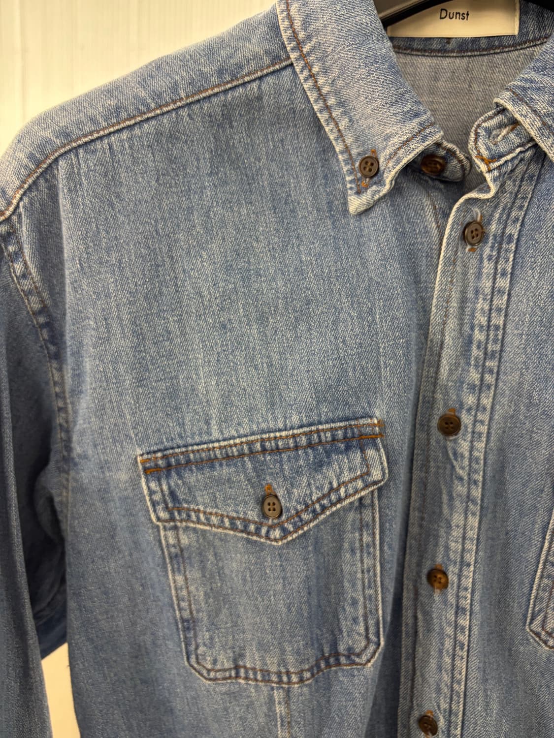 Dunst boyfriend fit denim shirt S 상품이미지3