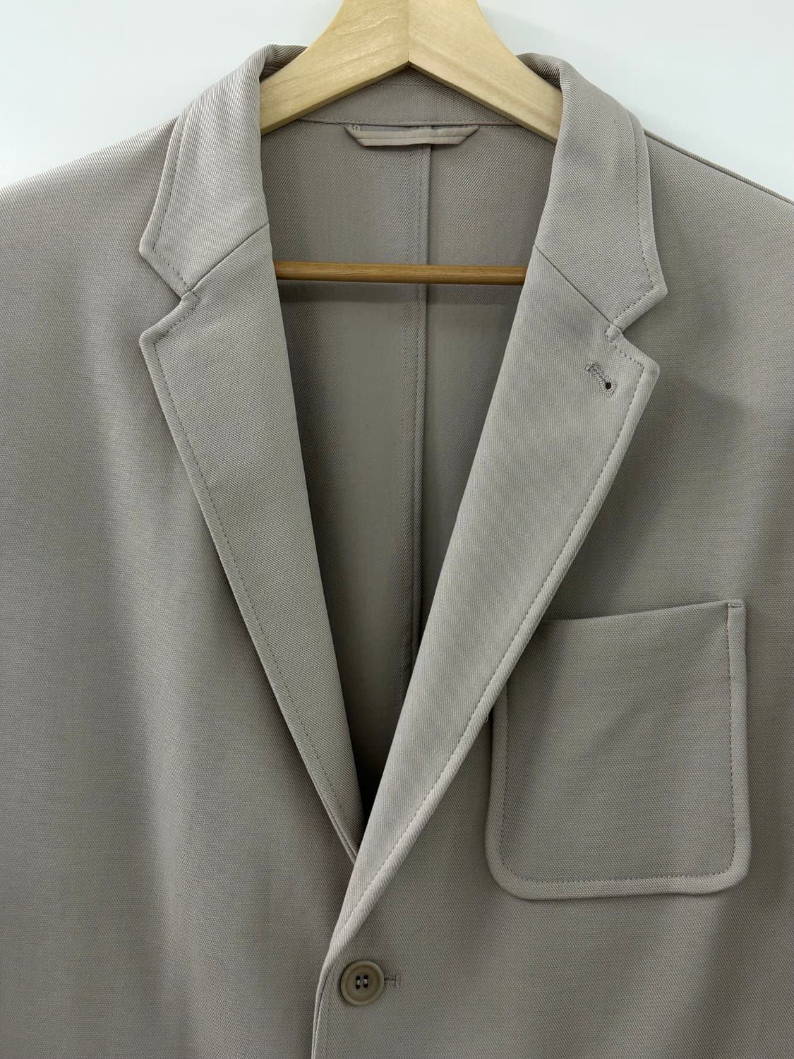 COS 남성 코튼 트윌 싱글 브레스트 블레이저 (베이지/50, 새상품) 상품이미지2