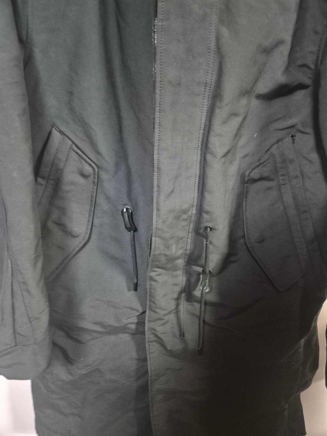 T.I FOR MEN 티아이포맨 블랙 후드 롱 블랙 패딩 상품이미지5