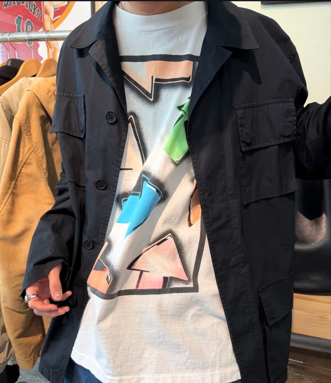 90s 빈티지 아트 티셔츠 상품이미지3