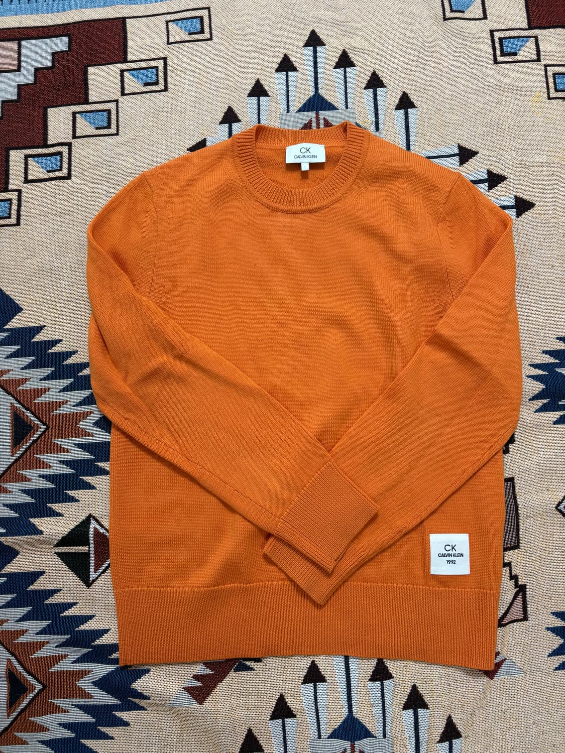 캘빈클라인 오렌지 스웨터 L 상품이미지1