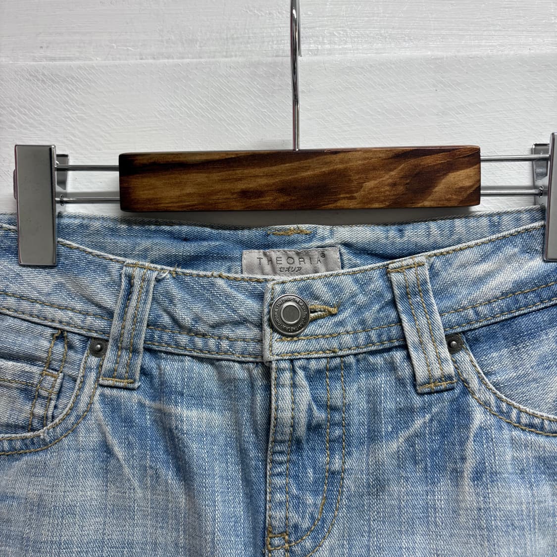 THEORIA 데미지 데님 미니 스커트 JPN 상품이미지2