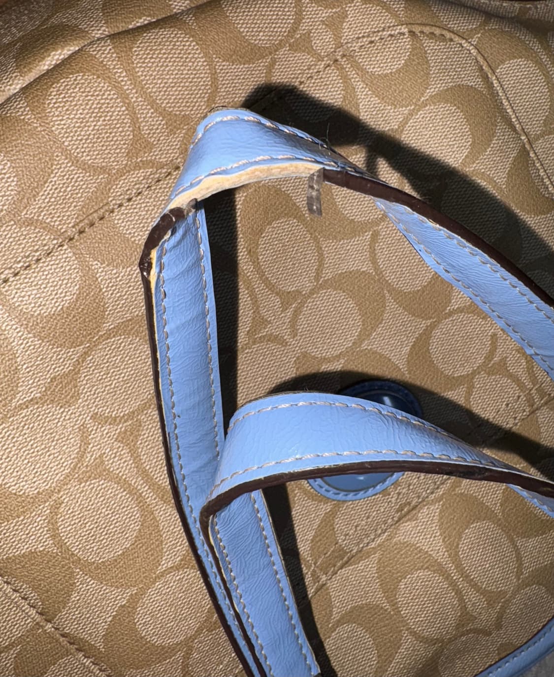 코치 페이튼 시그니처 헤리티지 토트백 스카이 상품이미지8