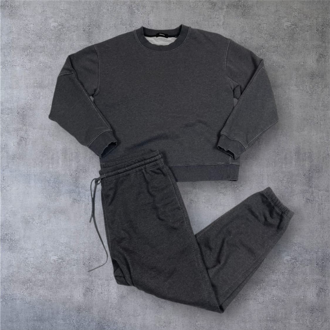 띠어리 Theory 차콜 맨투맨 트레이닝 조거팬츠 세트 M 상품이미지1