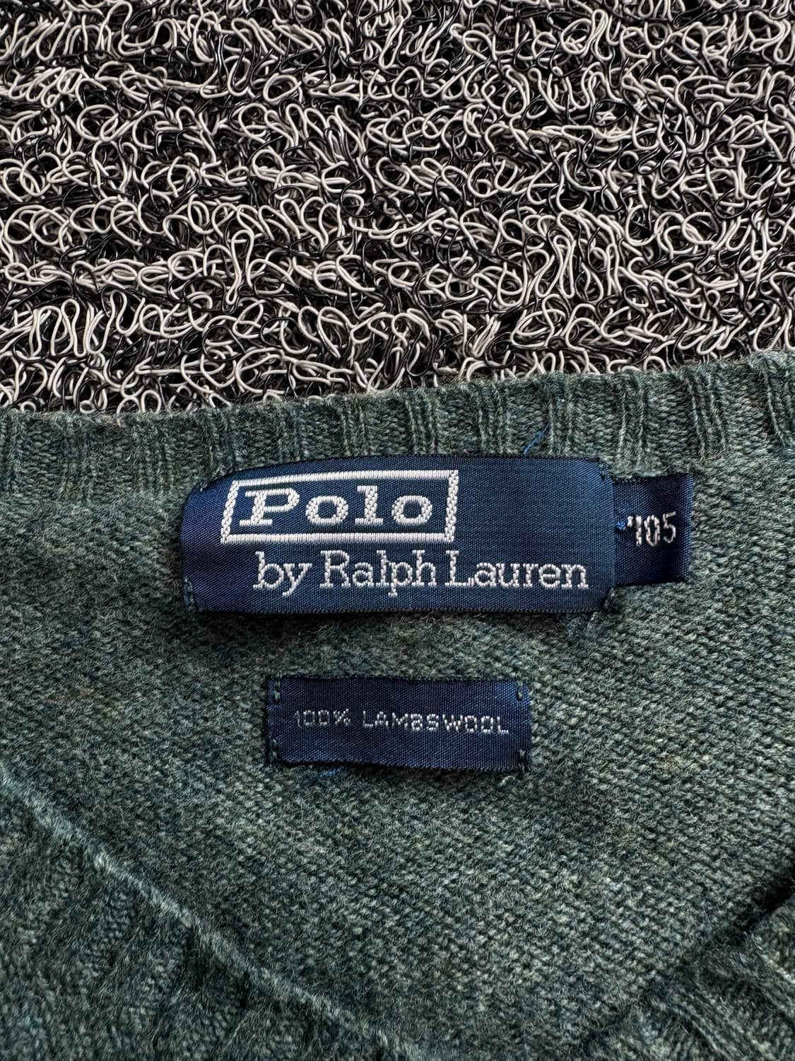 폴로 랄프로렌 포니로고 램스울 브이넥 니트 3946 상품이미지4