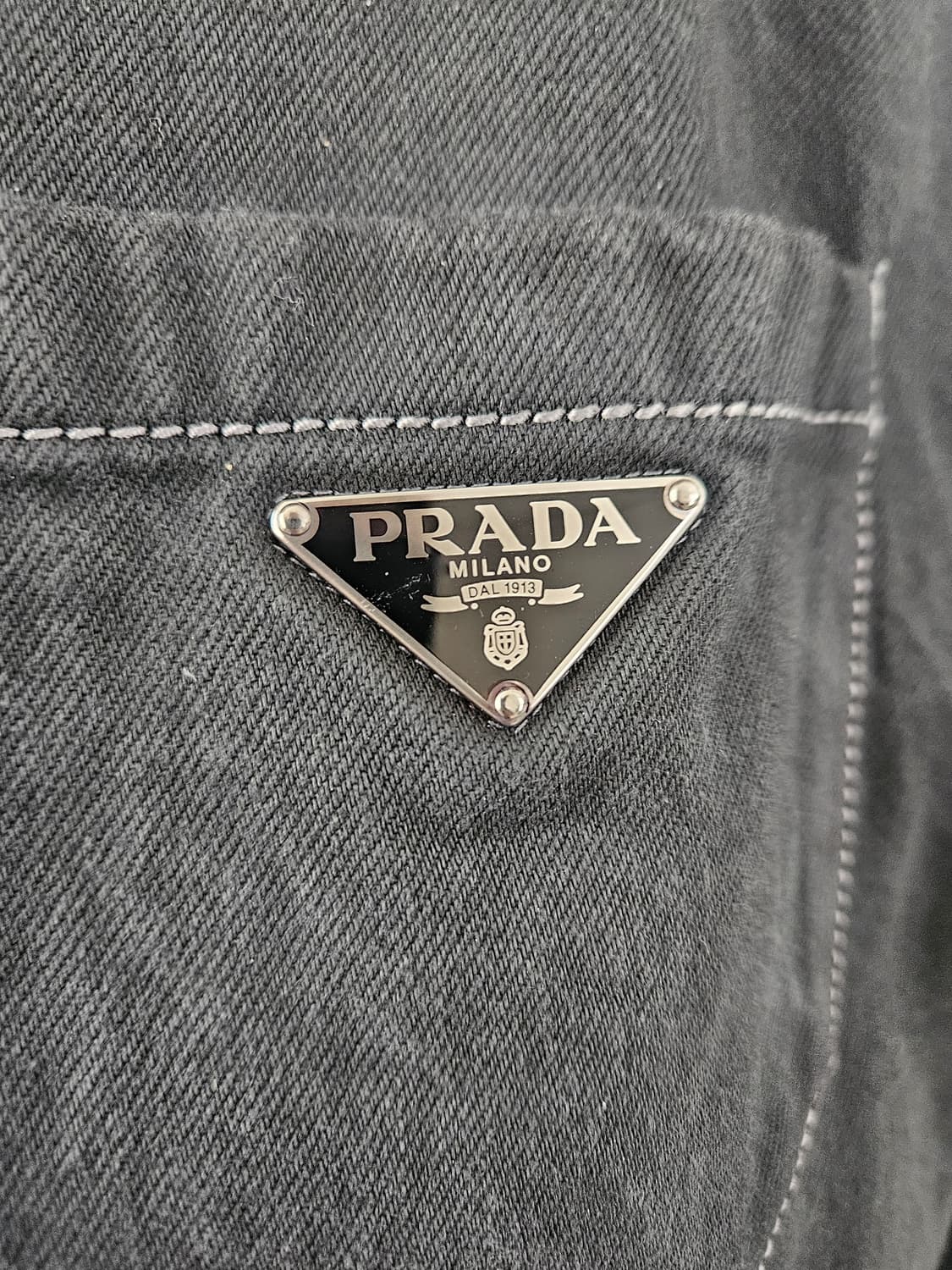 프라다 데님셋업 상품이미지2